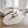 Image de Tapis imitation fourrure blanc 130x190