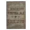 Image de Tapis vintage oriental marron 133x190