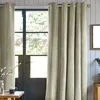 Image de Rideau Velours 100% Polyester - Beige Clair 140x250 Cm