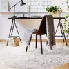 Image de Tapis à base fine et souple extra doux blanc diam.160