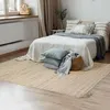 Image de Tapis - THE DECO FACTORY - INDIRA - 160x230 cm - 50% jute/50% coton - Rectangulaire