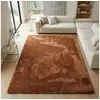 Image de Tapis à poils longs extra-doux marron 160x230