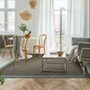 Image de Tapis en jute gris 160x230 - style bohème
