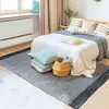 Image de Tapis - THE DECO FACTORY - TERRA COTTON BANDES - 160x230 cm - Noir/Gris/Blanc - 100% Coton