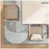 Image de Tapis moderne à motifs graphiques gris 160x230