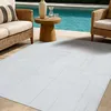 Image de Tapis salon aspect jute blanc ivoire 190x290
