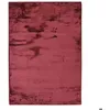 Image de Tapis extra-doux effet velours rouge foncé 185x290