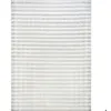 Image de Tapis extra doux effet poudreuse relief blanc 190x290