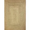 Image de Tapis en jute tressé naturel artisanal 220x360