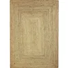 Image de Tapis en jute tressé naturel artisanal 45x120 - style bohème