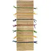 Image de Alecto Tapis Jute Lignes Colorées 50x150 Cm