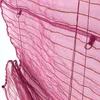 Image de Store voilage effet soie fuchsia et orange 60x170