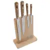 Image de Bloc 4 Couteaux Cuisine Hetre Manche Chene Jean Dubost - C0004220pef036