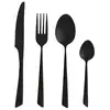 Image de Ménagère 16 Pièces Inox Noir Pradel Premium 40116