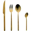 Image de Ménagère 16 pièces - JEAN DUBOST - Anuradha Gold - En acier inox - En coffret cadeau