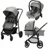 Image de BEBECONFORT HAZE Poussette 3 en 1 i-Size   assise transformable en nacelle + Siège auto Groupe 0+ De 0 à 22Kg