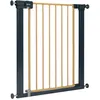 Image de SAFETY 1st Barrière de sécurité enfant Easy Close effet bois 73-80 cm - pression sans vis ni perçage - (max. 136 cm)