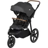 Image de Poussette tout terrain cloudy 3 roues pliage rapide 0-4 ans 22 kg guidon 7 positions noir graphite 1156153210