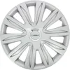 Image de Lot de 4 enjoliveurs gris métallisés - MICHELIN - 16 pouces - Fixation simple par clips - NVS 42 pastille réflechissante