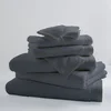 Image de Lot De 6 Gants De Toilette Unis Et Colorés