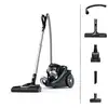 Image de Aspirateur sans sac rowenta silence force cyclonic effitech modèle total clean ro7961ea 500 w noir et bleu gris