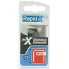 Image de Agrafes acier inoxydable RAPID - Fil fin - N°53/12 mm