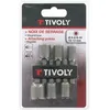 Image de Embout noix de serrage magnétique - TIVOLY - lot de 6 - diamètre 12 et 13 mm - acier