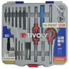 Image de Mallette Tarauds et Filières TIVOLY en acier rapide avec Forets métaux HSS Cobalt - 23 PCS