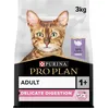 Image de Pro Plan Adult 1+ DELICATE DIGESTION Riche en Dinde - 3kg - Croquettes complètes pour chats adultes difficiles