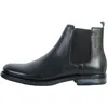 Image de Bottines - REDSKINS - Nathan - Cuir - Noir - Talon compensé 2 cm