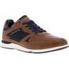 Image de Redskins - Baskets Basses Redskins En Cuir Cognac à Lacets Plats - Cognac 40