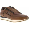 Image de Redskins - Sneakers Redskins En Cuir Marrons Et à Lacets Plats Et Zip - Marron 43