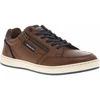 Image de Redskins - Baskets Redskins En Cuir Marrons Et à Lacets Plats - Marron 41