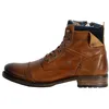 Image de Bottines - REDSKINS - Yani - Cuir - Cognac - Confortable - Lacets