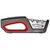 Image de Aiguiseur Manuel 4 En 1 Nogent 3 Phases + Ciseaux Acier Noir Rouge 20x4x6,5 Cm