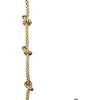 Image de Corde a noeuds Trigano 2 25 m portique bois metal