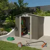 Image de Abri de jardin métal 326 m2 + kit dancrage