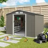 Image de Abri de jardin métal 730 m2 + kit dancrage