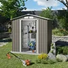 Image de Abri de jardin métal 212 m² + kit dancrage