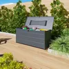 Image de Coffre de jardin 465 L en résine anthracite