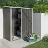 Image de Abri de jardin métal toit plat 104 m2 Trigano + kit dancrage