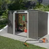 Image de Abri de jardin métal toit plat 429 m2 Trigano + kit dancrage