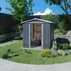 Image de Abri de jardin en métal 65AEYZ - 220m2 - anthracite - YARDMASTER