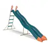 Image de Toboggan - Pyrou - 3,32 M - Bleu - Pour Enfants De 3 A 12 Ans