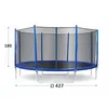 Image de Filet de protection trampoline 427 m   Trigano polyéthylène HD entrée zippée