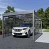 Image de Carport aluminium Trigano - LIBECCIO + 8 claustras - 16 m²