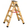 Image de Escabeau - OUTIFRANCE - 8831905 - Double plans - Antidérapant - Acier et bois