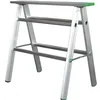 Image de Tréteau pliable en aluminium OUTIFRANCE - Charge maximale 150 kg - Gris