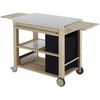 Image de Chariot En Bois Pour Plancha