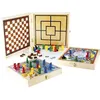 Image de Jeujura Coffret Bois 100 Jeux De Société Traditionnels